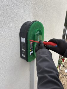 Installation borne Schneider
